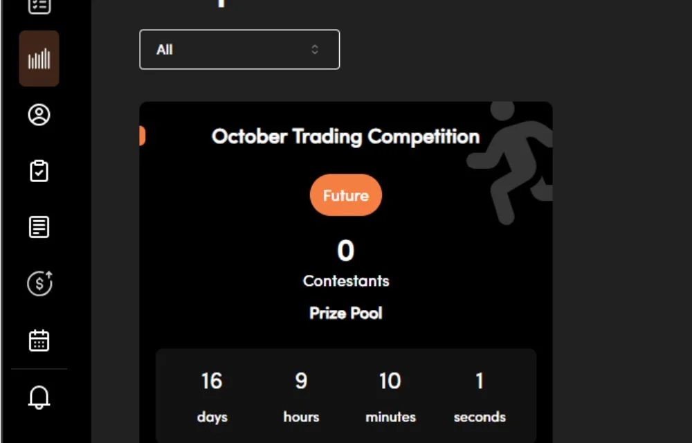 OANDA Prop Trader Launches October Trading Competition